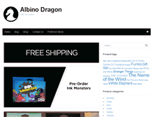 Tablet Screenshot of albinodragon.com